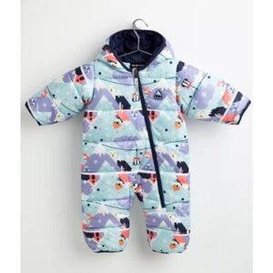 Burton Buddy Bunting Suit in Snow Day Pattern Sz. 3M